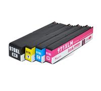 JXHDWYTYO Compatible/Ink Cartridge For Printers That Work With 970xl 971xl Suitable For Officejet Pro X451dn X476dn X451dw X476dw Models(1SET 4COLOR)