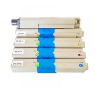 JXHDWYTYO Compatible Toner Cartridges 4Pcs Set For C363 C363dn C332 C332dn Printers 3 5K 3K Yield Models 46508712 11 10 09 46508716 15 14 13 EU Standard