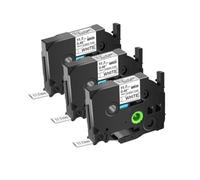 JXHDWYTYO HSe-231 Labels Compatible With Printer Heat Shrink Tube HS HSe-231 631 Label Tape Use With PT-1010 PT-E500 Label Maker(3PK Black on White)