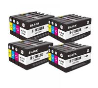 JXHDWYTYO Ink Cartridge Compatible With 711 711XL 711 DesignJet T120 T520 Inkjet Printer(4BK 4C 4Y 4M)