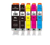JXHDWYTYO Ink Cartridge PGI280 CLI281 Compatible With TR7520 TR8520 TS6120 TS8120 TS9120