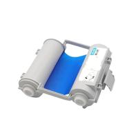 JXHDWYTYO Thermal Transfer Ribbon SL R101T R103T Compatible With MAX CPM 100G3C CPM 100 CPM 100H4 CPM 100H5 100HG3C 100HIII Bepop Label Printer(R104T No Chip Blue)