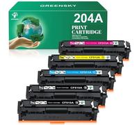 JXHDWYTYO Toner Set 5 Pack CF510A 511A 512A 204A Compatible With Color Pro M154nw M180nw