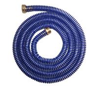 JXHONG Industrial Grade HVLP Flexible Whip Hose, 8 Feet Long, Metallic Fitting, Ultra-soft and high strength PU material, Operating Temperature -4 °F to 194 °F