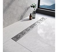 JXIPANUL Linear Shower Drain 700mm, 304 Stainless Steel Floor Drain Invisible Shower Linear with Odor Stop and Hair Strainer, Wet Room Drain for Kitchen, Bathroom and Washroom