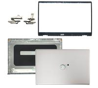 Jxjslp Replacement for DELL Inspiron 15 3510 3511 3515 LCD Back Cover Rear Top Lid with Hinges and Front Bezel Frame DDM9D 0DDM9D 9WC73 09WC73 Silver