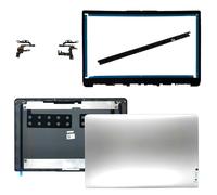 Jxjslp Replacement LCD Cover Back With Hings Front Bezel With Hinges Cap for Lenovo Ideapad 1-15ADA7 82R1, 1 15AMN7 82VG, 1 15ALC7 82R4 Series Laptop Rear Case Top Lid 5CB1M48453 5CB1F36621 5CB1F36618