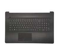 Jxjslp Replacement Upper Case Palmrest for HP 17-by 17-ca 17t-by 17z-ca Series Laptop 73H0 Touchpad and ODD Backlit Keyboard Assembly Top Cover L70716-001 Jet Black