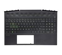 Jxjslp Replacement Upper Case Palmrest for HP Pavilion Gaming 15-DK 15T-DK000 15T-DK100 15T-DK200 Series Laptop with Backlit Keyboard Top Cover L57593-001