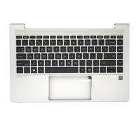 Jxjslp Replacement Upper Case Palmrest for HP Probook 440 G8 445 445R G8 Series Laptop Non-Backlit Keyboard Assembly US Layout 14'' Notebook M23770-001 Silver