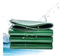 JXLQFA Canvas Tarps Beach Shade, 1.5x2.5 m Heavy Duty Camping Tent Tarpaulin Shelter Boat Cover for Outdoor Travel Garden Car Camp Hiking, High Density UV Resistant JXL11, Green