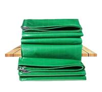JXLQFA Tarpaulin Small, 1.5x3.5 m 450g/m² Waterproof Heavy Duty, Tarp Sheet, Ground Sheet, Premium Quality Cover JXL11, Green