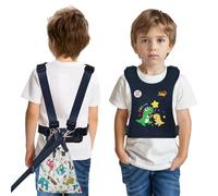JXM Safety Harness for Active Childs with Quick Grab Handle, Teens Youth Secure Walking Harness with Autism Awareness and Pouch, Adjustable Tether Leash for Autism ADHD Special Needs Child Kids