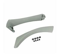 JXMFKBB 1 Set Car Original Inner Door Handle Panel Cover Gray Beige Black Left Right Sedan Pull Trim Cover/Fit for BM.W 3-Series E90 E91(Grey Left)