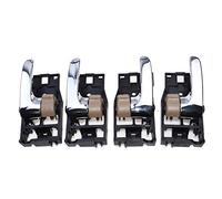 JXMFKBB 4 Pcs Beige Grey Chrome Car Door Handle/Fit for Toyota Sequoia Tundra 4.0L 4.7L & Avalon 3.0L Interior Inside Front Rear Left Right(Chrome)