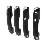JXMFKBB 4pcs Carbon Fiber Car Door Handle Cover Trim with Smart Holes Glossy Black/Fit for Ford Ranger P703 2023 2024 Styling Accessories(Glossy Black)