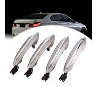 JXMFKBB 4PCS Champagne Outer Outside Exterior Comfort Access Door Handle Set/Fit for BMW 5 6 7 Series F07 F10 F11 F06 F12 F13 F01 F02