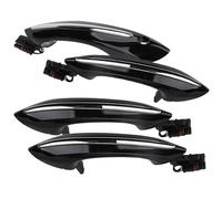 JXMFKBB 4X Black Outer Outside Exterior Comfort Access Door Handle Set/Fit for BMW 5 6 7 Series F07 F10 F11 F06 F12 F13 F01 F02 51217231931(4PCS Door Handle)