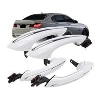 JXMFKBB 4X White Outer Outside Exterior Comfort Access Door Handle Set/Fit for BMW 5 6 7 Series F07 F10 F11 F06 F12 F13 F01 F02 51217231931
