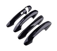 JXMFKBB 5Pcs Car LHD Exterior Black Door Handle Cover Trim Frame/Fit for Mercedes Benz C E GLC Class W205 X253 W213 2016 2017 2018 2019