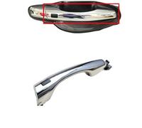 JXMFKBB 82661C5710 82651C5710 Genuine Front Chrome Outside Door Handle LH RH/Fit for KIA Sorento 2015-2018 Exterior Door Handle Have Button(82661C5710 RH)