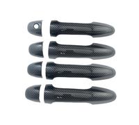 JXMFKBB ABS Carbon Car Accessory Door Handle Cover Trim Paste Style 2014 2016 2017 2018 2019 /Fit for Toyota Hilux Revo Fortuner RAV4 Innova(General Style)