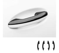 JXMFKBB Abs Carbon Fiber Door Handle Trim Cover/Fit for Mercedes Benz GLC X254 C Class W206 S206 2022 2023 2024 Car Exterior Accessories(Black)