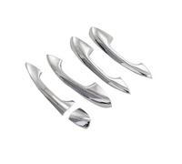 JXMFKBB Auto ABS Chrome Exterior Door Handle Cover Trim Sticker/Fit for Mercedes Benz C Class W205 GLC X253 E Class W213 Car Accessories LHD(Bright Silver)
