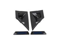 JXMFKBB Auto Car Accessories ABS Carbon Gate Door Handle Trim Frame Sticker Cover Exterior Decoration Moulding/Fit for Toyota C-HR 2017-2020(Rear Blue Logo)