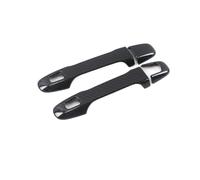 JXMFKBB Auto Car Accessories ABS Carbon Gate Door Handle Trim Frame Sticker Cover Exterior Decoration Moulding/Fit for Toyota C-HR 2017-2020(Front)