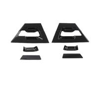 JXMFKBB Auto Car Accessories ABS Carbon Gate Door Handle Trim Frame Sticker Cover Exterior Decoration Moulding/Fit for Toyota C-HR 2017-2020(Rear No Logo)