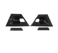 JXMFKBB Auto Car Accessories ABS Carbon Gate Door Handle Trim Frame Sticker Cover Exterior Decoration Moulding/Fit for Toyota C-HR 2017-2020(Rear Black Logo)