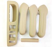 JXMFKBB Auto Car Modified/Fit for Volks.wagen VW Golf 4 Jetta MK4 Bora Window Lift Button Control Panel Door Handle Covers LHD Accessories(1 Set Beige)