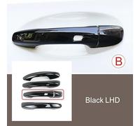 JXMFKBB Black Door Handle Frame Decoration Cover Trim/Fit for Mercedes Benz C Class W205 GLC X253 2015-2019 LHD Car Styling Exterior(5 Pieces B)
