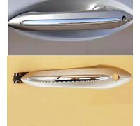 JXMFKBB Car Exterior Access Door Handle Keyless Go/Fit for BMW 5 7 Series F01 F02 F06 F10 F11 520d 520i 525d 528i 51217231931 51217231933(Champagne Gold,Front Left)
