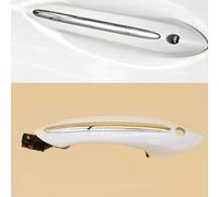 JXMFKBB Car Exterior Access Door Handle Keyless Go/Fit for BMW 5 7 Series F01 F02 F06 F10 F11 520d 520i 525d 528i 51217231931 51217231933(White,Rear Left)