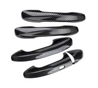 JXMFKBB Car Exterior Carbon Fiber Style Door Handle Cover Trim/Fit for Mercedes Benz GLC E Class W205 X253 W213 2016 2017 2018 2019 LHD