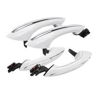 JXMFKBB Car Exterior Comfort Access Door Handle/Fit for BMW 5 7 Series F01 F02 F06 F10 520d 520i 525d 528i 530d 530i 51217231931(4PCS White,Front Left)