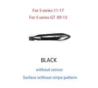 JXMFKBB Car Exterior Comfort Access Door Handle/Fit for BMW 5 7 Series F01 F02 F06 F10 520d 520i 525d 528i 530d 530i 51217231931(Black Without Sensor,Rear Left)