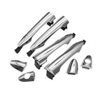 JXMFKBB Car Exterior Door Handle 4 PCS Chrome Exterior Outside Car Door Handle with Caps/Fit for Kia Picanto Morning 2011-2016 Front Rear Left Right Driver Passenger car Door Handle Protector