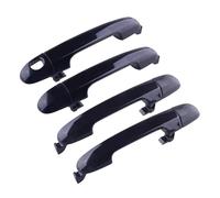 JXMFKBB Car Exterior Door Handle 82651-1J000 Car Exterior Front Rear Left Right Door Handle Set Black/Fit for Hyundai i20 2007 2008 2009 2010 2011 2012 2013 2014 car Door Handle Protector