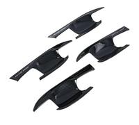 JXMFKBB Car Exterior Door Handle ABS Carbon Fiber Exterior Door Handle Stickers, Door Bowl Handle Cover Trim Stickers/Fit for Mitsubishi Car Accessories car Door Handle Protector(A)