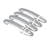 JXMFKBB Car Exterior Door Handle ABS Door Handle Cover Car Exterior Handle Parts Accessories/Fit for Hyundai Santafe Santa fe 2008 2009 2010 2011 2012 car Door Handle Protector(Chrome)