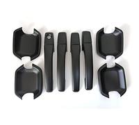JXMFKBB Car Exterior Door Handle ABS Matte Black Door Handle + Door Bowl Cover/Fit for Mitsubishi Pajero V93/V97 2007-2020 Exterior Modification Parts car Door Handle Protector(Handle Bowl)