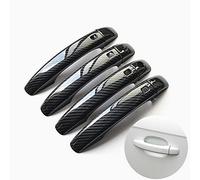 JXMFKBB Car Exterior Door Handle Car Accessories ABS Carbon Gate Door Handle Trim Frame Sticker Cover Exterior Decoration/Fit for Audi A4 B8 A5 8T 8F Q3 8U Q5 8R car Door Handle Protector