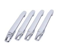 JXMFKBB Car Exterior Door Handle Car Accessories/Fit for Mitsubishi Lancer/Lancer X/Lancer Evo 2008-2011 2012 2013 2014 Chrome Exterior Side Door Handle Cover Trim car Door Handle Protector