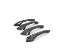 JXMFKBB Car Exterior Door Handle Car Black Carbon Fiber Door Handle Exterior/Fit for Chevrolet Trax Accessories Holden Tracker U200 2020 2021 2022 Car Accessories car Door Handle Protector