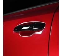JXMFKBB Car Exterior Door Handle Car Outer Door Handle Covers Compatible/Fit for KIA Stinger 2018 2019 2020 2021 2022 Exterior Accessories car Door Handle Protector(Bright Black)