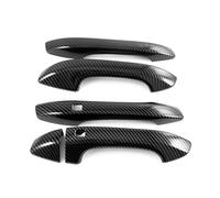 JXMFKBB Car Exterior Door Handle Carbon Fiber Black Exterior Car Door Handles Cover Trim/Fit for Kia K5 2020 2023 Upgrade Your Car's Look and Protection car Door Handle Protector