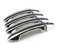 JXMFKBB Car Exterior Door Handle Cover Sticker/Fit for Ford Fiesta 2009 2010 2011 2012 Accessories(Silver)